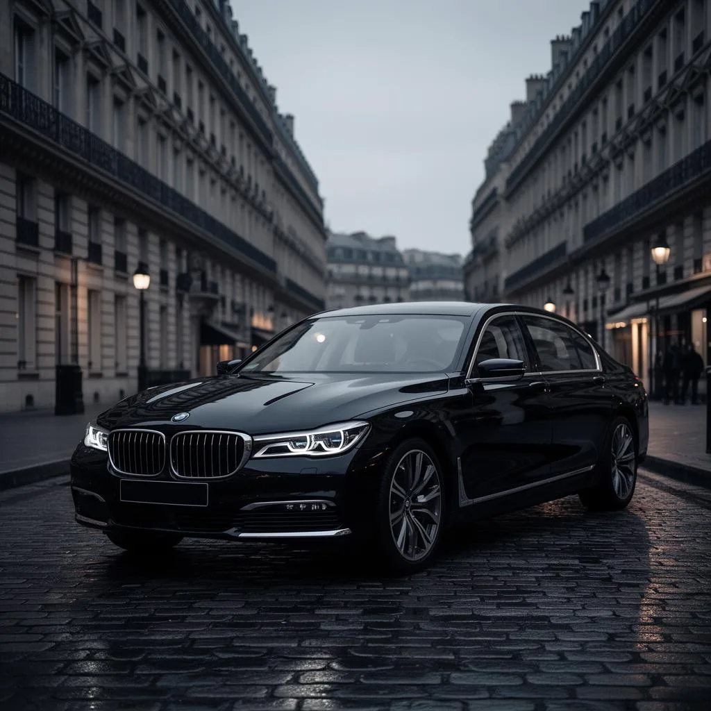 BMW Série 7 — berline luxe Blackmile, 3 passagers