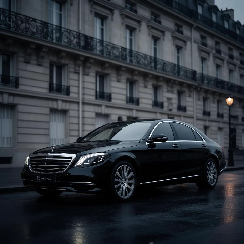Mercedes Classe S — berline premium Blackmile, 3 passagers